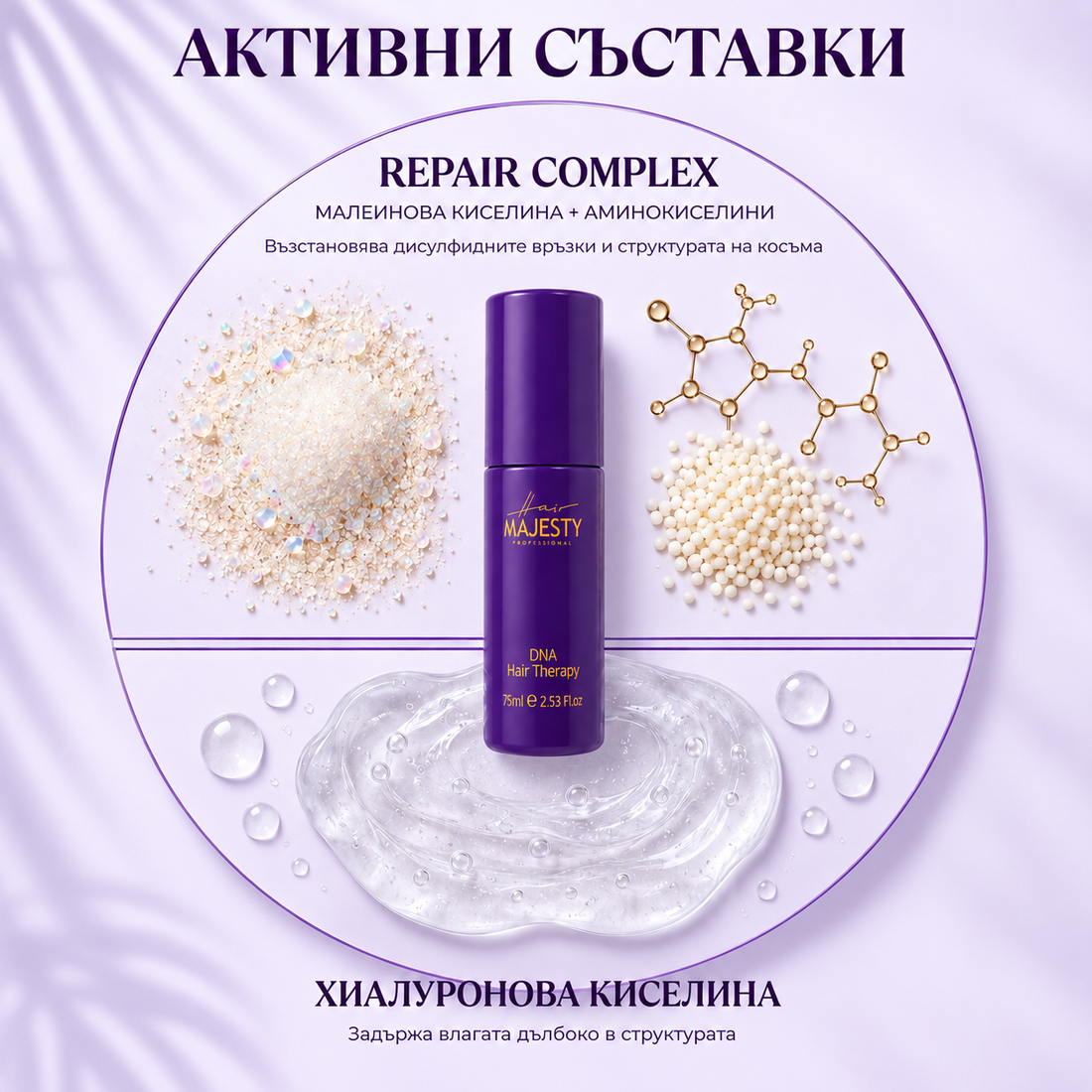 Възстановяващ спрей за коса DNA Therapy