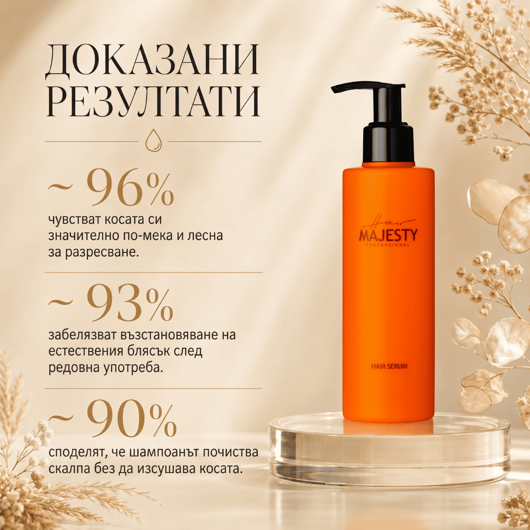 Серум за коса с UV защита Hair Majesty