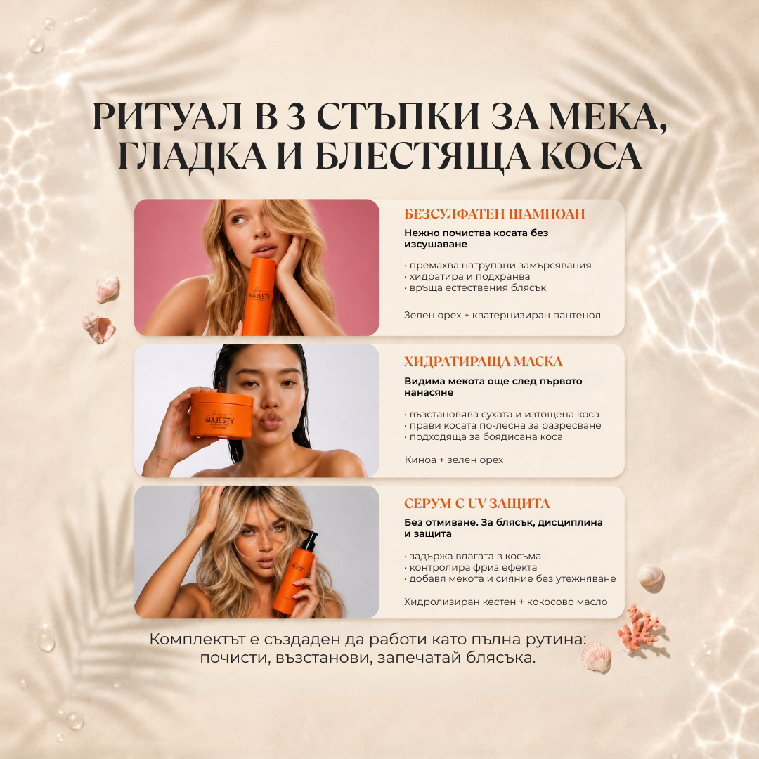 Комплект Hair Majesty 3 in 1