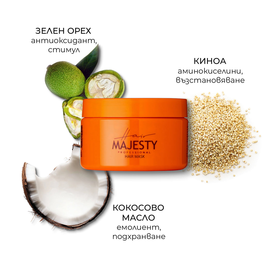 Комплект Hair Majesty 3 in 1